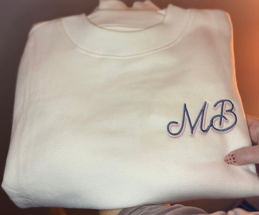 Initial mock neck preorder